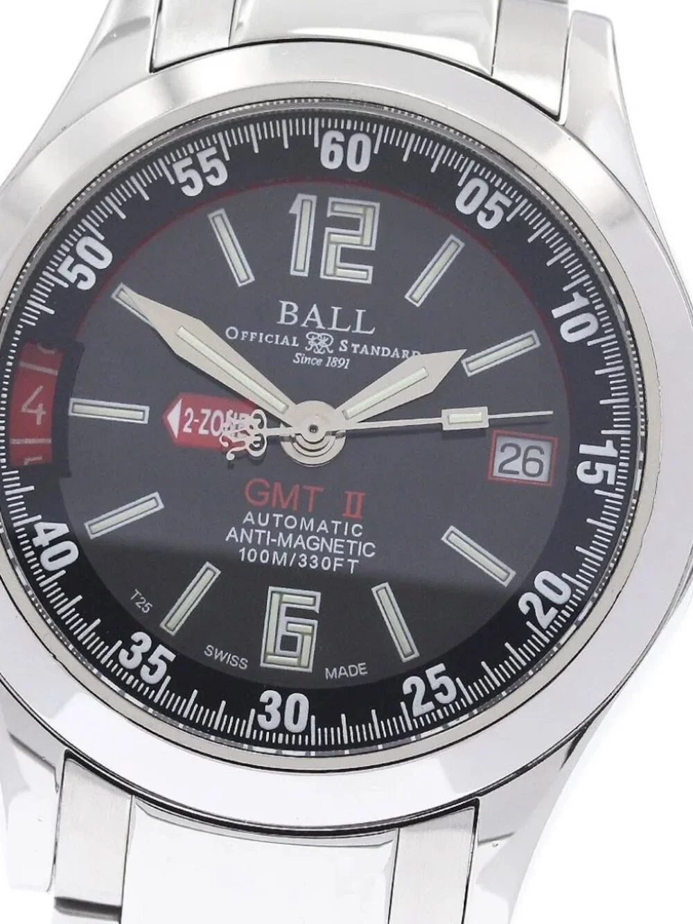 BALL WATCH Engineer II GM1032C GMT date black Dial Automatic Men's Watch_956377